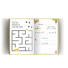 Kids Gratitude Journal (For Ages 4-9) - Fun & Interactive, Sticker and Grato Card Included